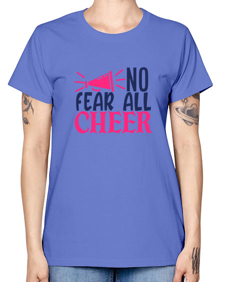 no fear all cheer 1739# - cheer -  Missy T-Shirt