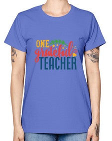 one grateful teacher Style 321# - teacher -  Missy T-Shirt