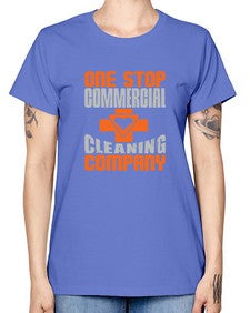 one stop commercial cleaning company Style 332# - cleaner -  Missy T-Shirt