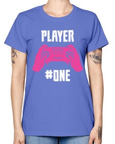 player one 147# - video games -  Missy T-Shirt