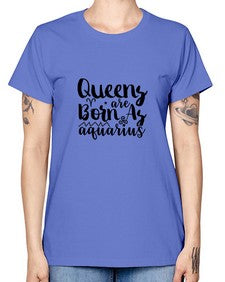 queens Are Born As Aquarius 383# - aquarius -  Missy T-Shirt