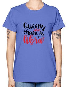 queens Are Born As Libra 387# - libra -  Missy T-Shirt