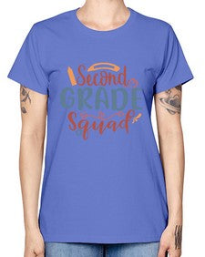 second grade squad 831# - second grade -  Missy T-Shirt