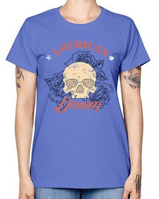 skullrose 1070# - skull and bones -  Missy T-Shirt
