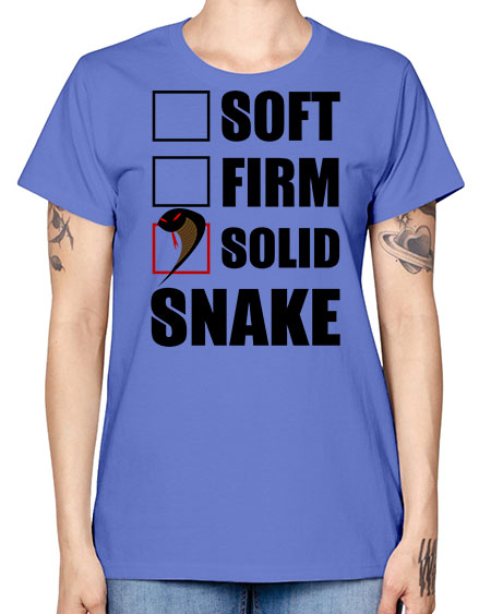 solid snake - snake -  Missy T-Shirt