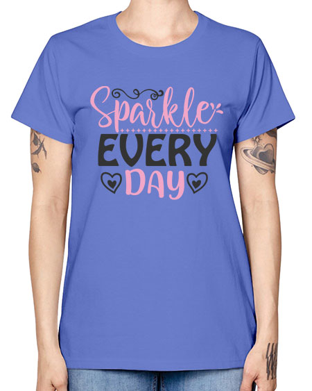 sparkle every day Style 1# - beauty - fashion -  Missy T-Shirt