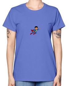 super kid 15# - black boys or men -  Missy T-Shirt