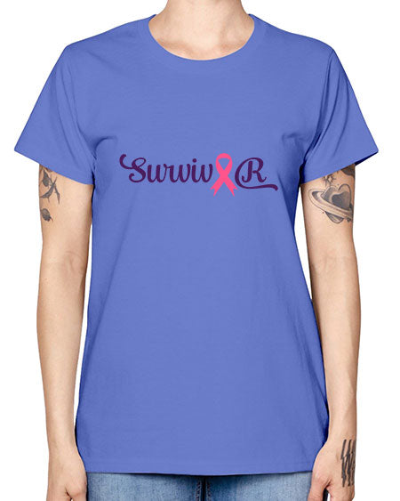 survivor 251# - breast cancer -  Missy T-Shirt