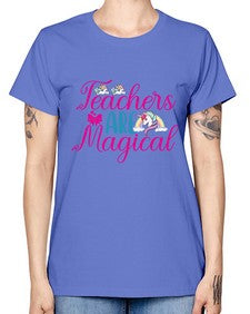 teachers are magical 429# - unicorn -  Missy T-Shirt