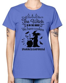 the witch is in the house sign 20# - witch -  Missy T-Shirt