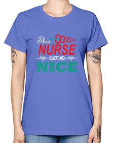 this nurse is neat and nice 1554# - nurse -  Missy T-Shirt