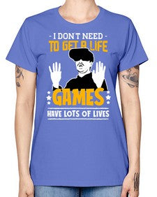 to get a life game 159# - video games -  Missy T-Shirt