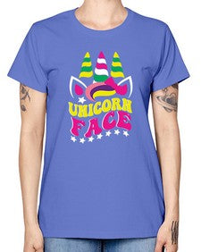 unicorn face 459# - unicorn -  Missy T-Shirt