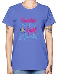 unicorns are my spirit animal 526# - unicorn -  Missy T-Shirt