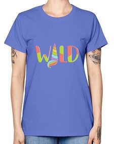 wild 559# - unicorn -  Missy T-Shirt