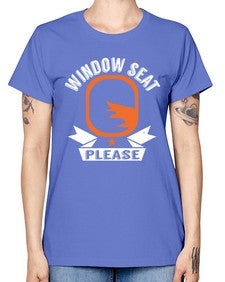 window seat please  51# - airplane -  Missy T-Shirt
