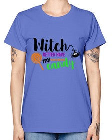 witchbetterhavecandy 12# - witch -  Missy T-Shirt