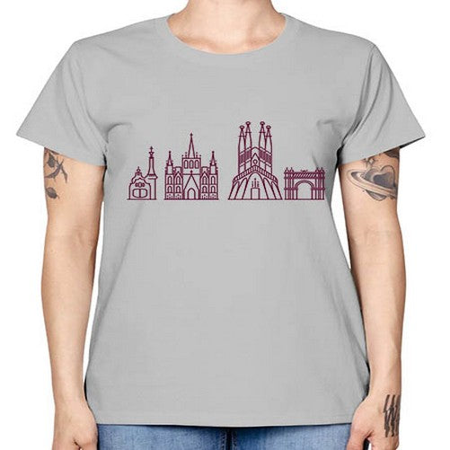 Barcelona 413# - cities -  Missy T-Shirt