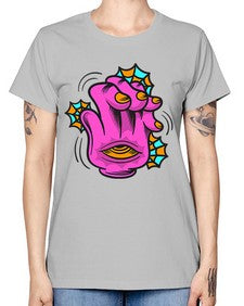 Bored high five 23# - cartoon general -  Missy T-Shirt