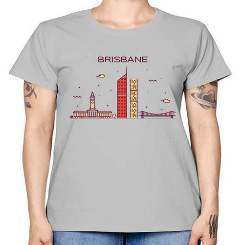 Brisbane 496# - cities -  Missy T-Shirt