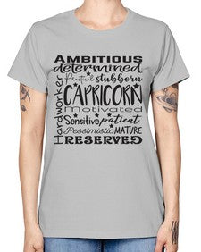 Capricorn 566# - capricorn -  Missy T-Shirt