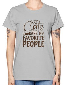 Cats Are My Favorite People Style 7# - cats -  Missy T-Shirt
