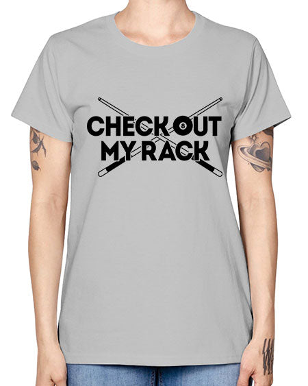 Check out my rack 1395# - billards -  Missy T-Shirt