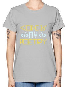 Code is my poetry 21# - computer -  Missy T-Shirt