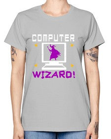 Computer wizard 52# - computer -  Missy T-Shirt