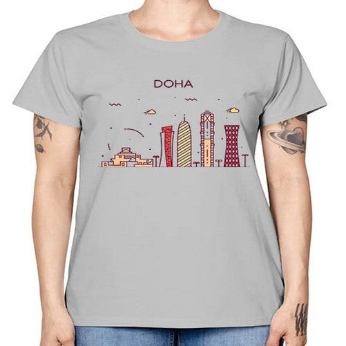 Doha 673# - cities -  Missy T-Shirt