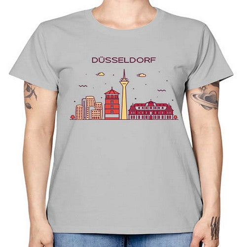 Dusseldorf 698# - cities -  Missy T-Shirt