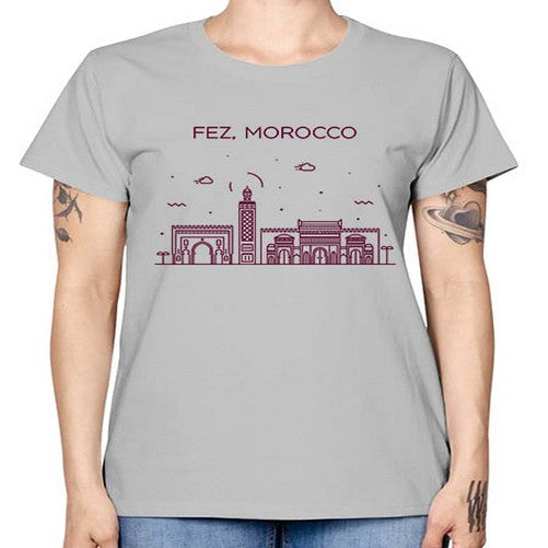 Fez 718# - cities -  Missy T-Shirt