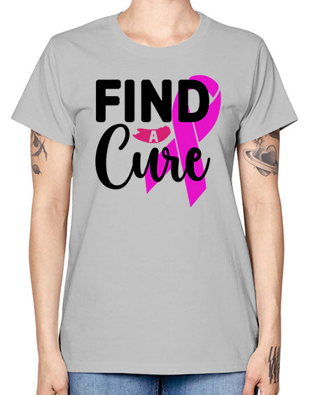 Find a Cure 26# - breast cancer -  Missy T-Shirt
