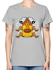 Fuck the weekend 128# - cartoon general -  Missy T-Shirt