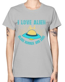 I love alien and blade runner 18# - ufo -  Missy T-Shirt