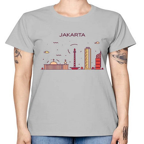 Jakarta 985# - cities -  Missy T-Shirt