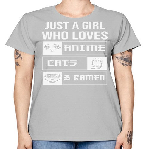 Just A Girl Who Loves 263# - anime -  Missy T-Shirt
