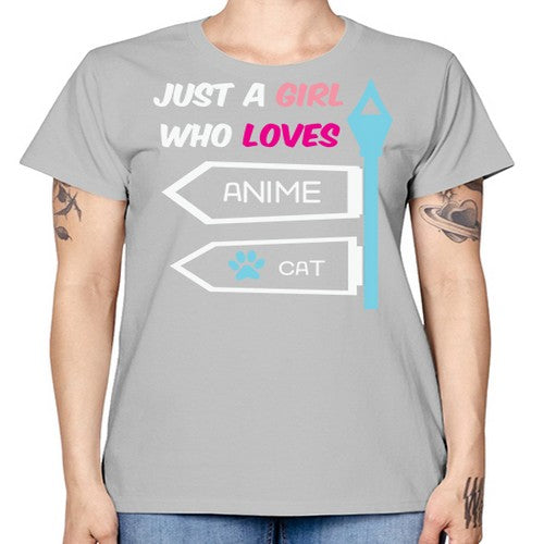 Just A Girl Who Loves Anime 264# - anime -  Missy T-Shirt