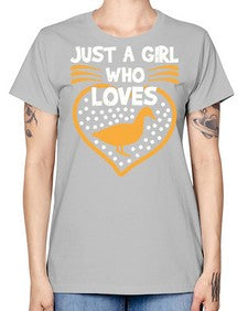 Just A Girl Who Loves Duck Style 34# - ducks -  Missy T-Shirt