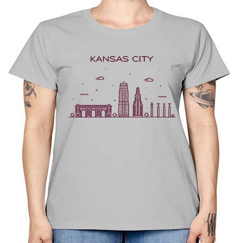 KansasCity 1016# - cities -  Missy T-Shirt