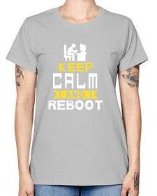 Keep Calm and reboot 27# - computer -  Missy T-Shirt
