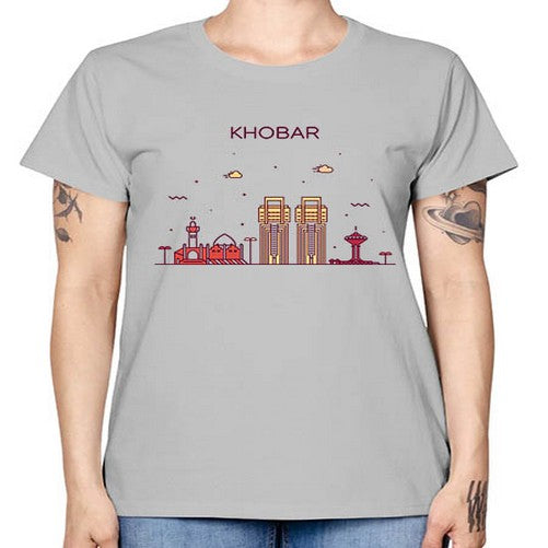 Khobar 1053# - cities -  Missy T-Shirt