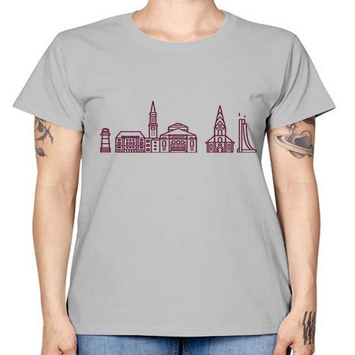 Kiel 1056# - cities -  Missy T-Shirt