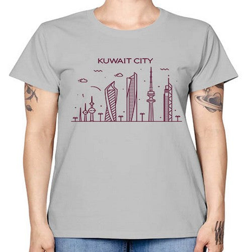 KuwaitCity 1096# - cities -  Missy T-Shirt