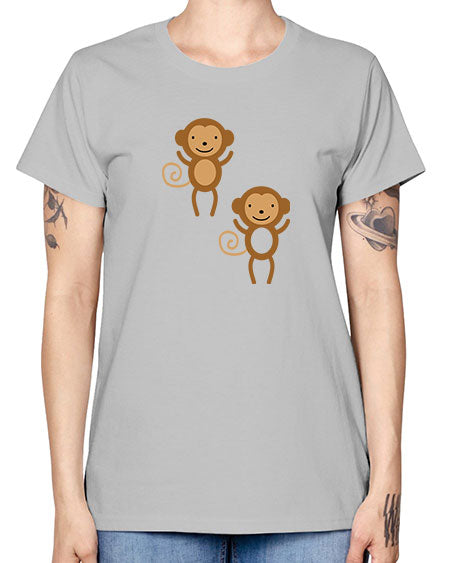 Little_monkeys_MF_5814 - monkey -  Missy T-Shirt