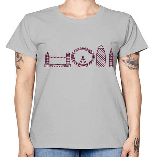 London 1157# - cities -  Missy T-Shirt