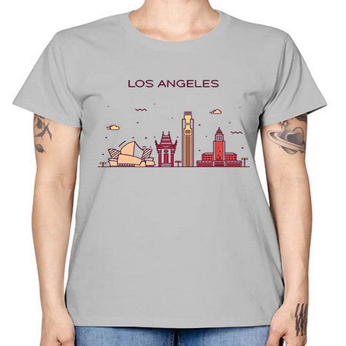 LosAngeles 1166# - cities -  Missy T-Shirt