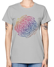 Mandala Dream Rainbow Glitter 760# - mandala -  Missy T-Shirt