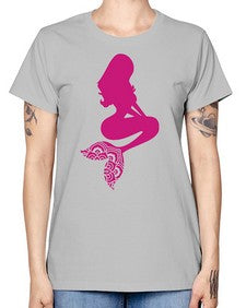 MermaidMandalaUpdated 933# - mandala -  Missy T-Shirt