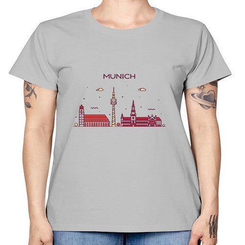 Munich 1390# - cities -  Missy T-Shirt